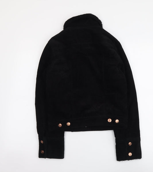 NEXT Womens Black Jacket Size 6 Button
