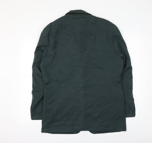 Modern Classics Mens Green Polyester Jacket Suit Jacket Size 40