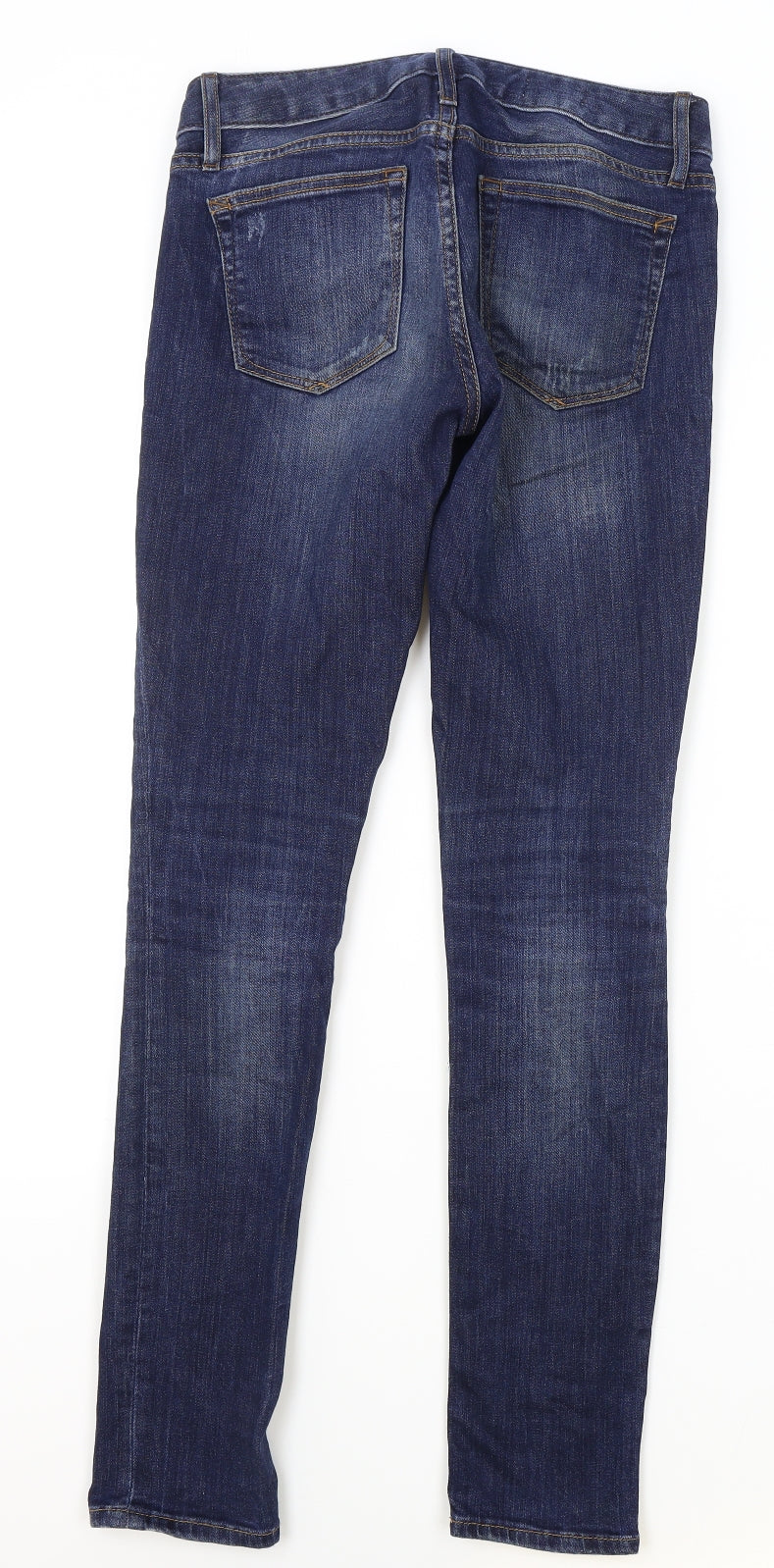 Gap Mens Blue Cotton Skinny Jeans Size 24 in L29 in Regular Zip