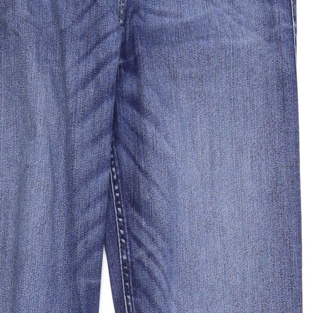 Hollister Mens Blue Cotton Skinny Jeans Size 29 in L33 in Regular Zip