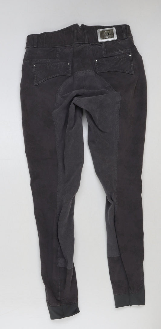 Cavallino Womens Grey Cotton Jegging Jeans Size 10 L27 in Regular Button