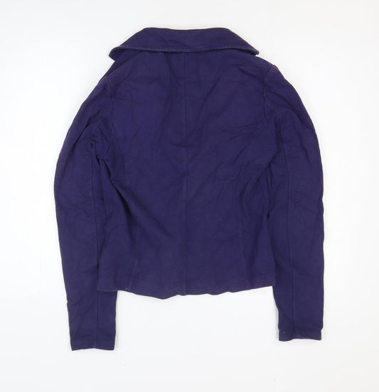 Sandwich Womens Blue Jacket Blazer Size S Button