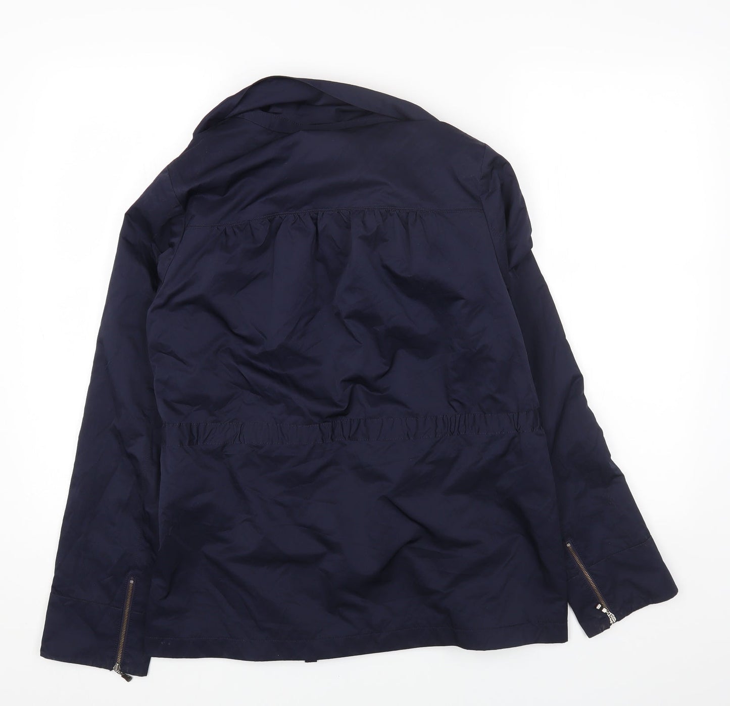 Ted Baker Womens Blue Jacket Coat Size 2 Zip
