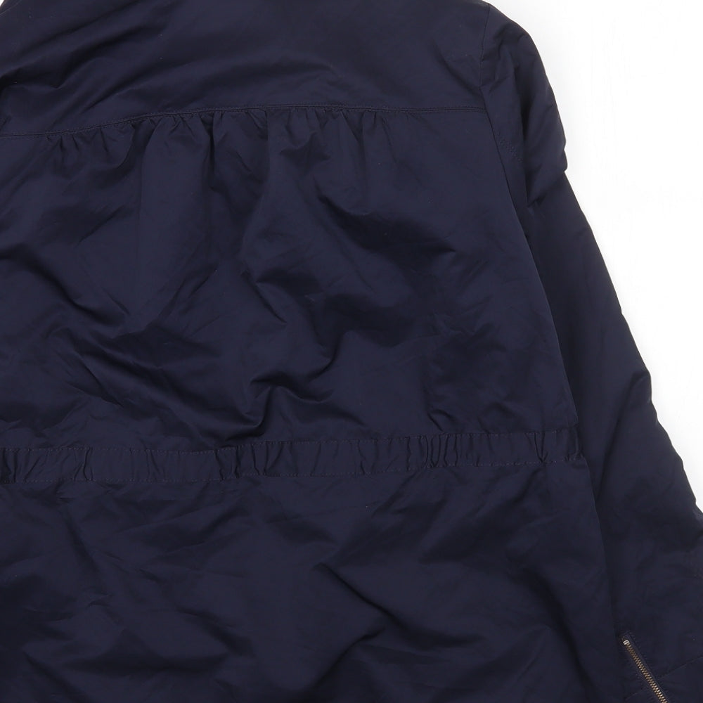 Ted Baker Womens Blue Jacket Coat Size 2 Zip