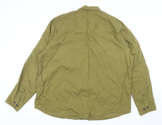 Avenue Womens Green Jacket Size 2XL Button - Shirt Jacket