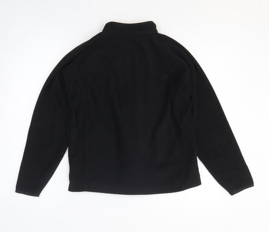 Preworn Mens Black Polyester Full Zip Sweatshirt Size XS