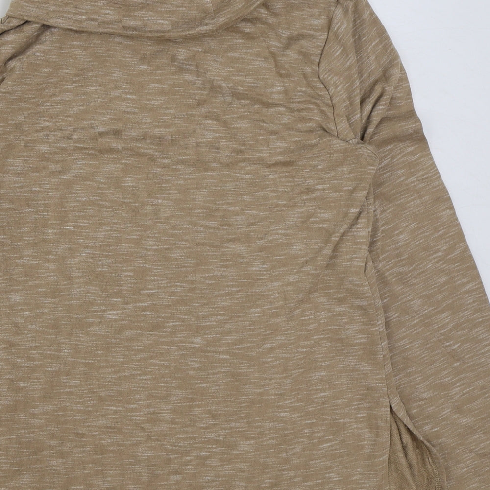 Jones New York Womens Beige Polyester Pullover Sweatshirt Size L Pullover