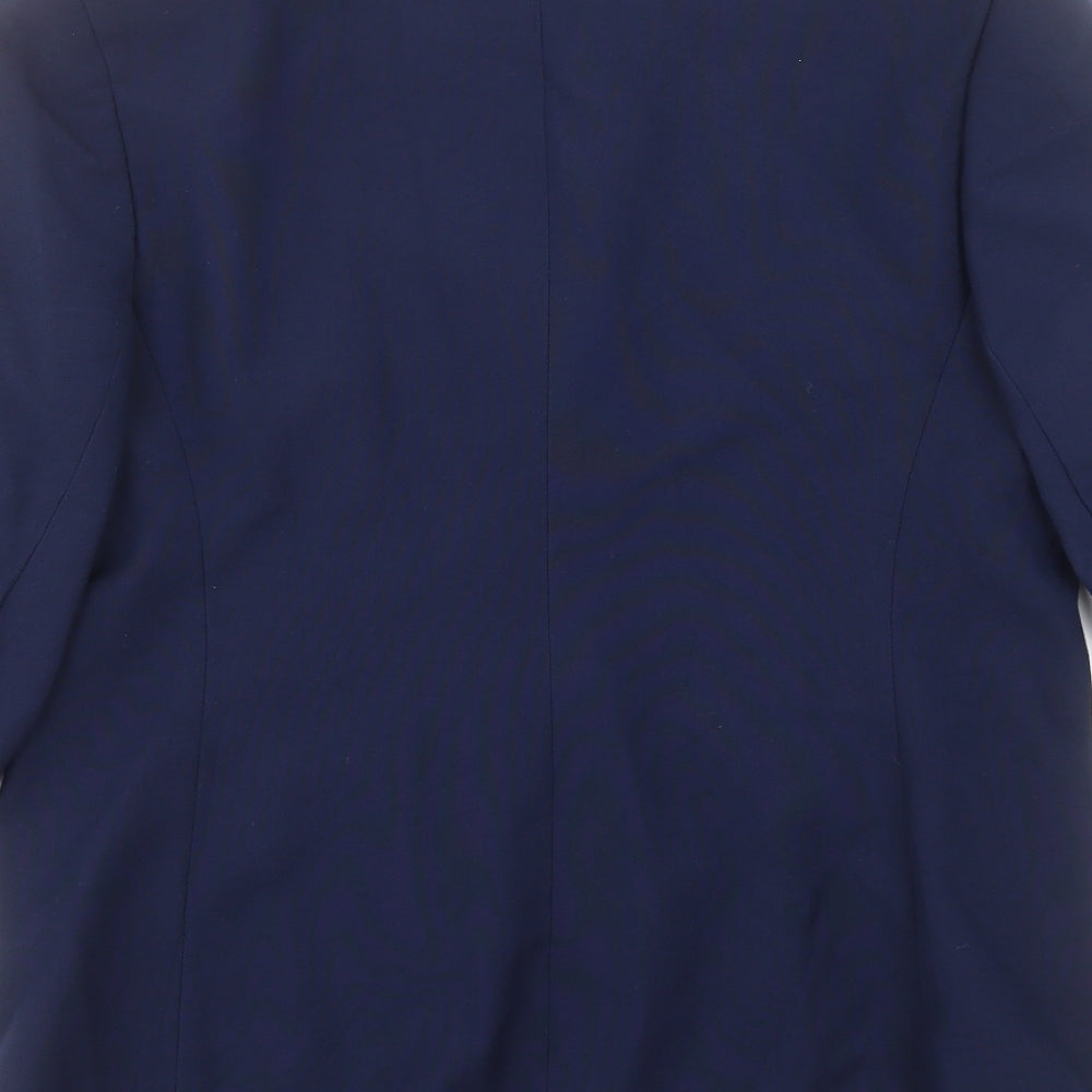 Imagination Womens Blue Jacket Blazer Size 14 Button