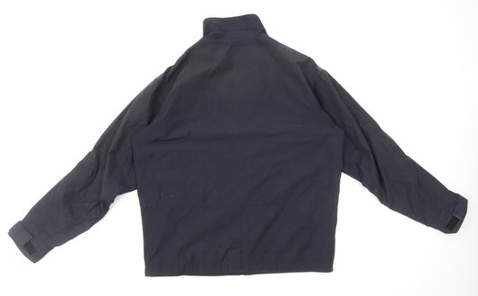 NEXT Womens Black Windbreaker Jacket Size M Zip