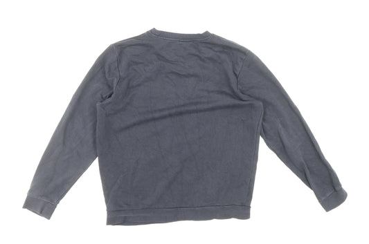 George Boys Blue Cotton Pullover Sweatshirt Size 12-13 Years Pullover