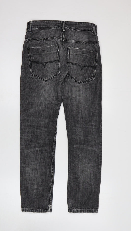 Preworn Womens Black Cotton Skinny Jeans Size 28 in L27 in Regular Zip