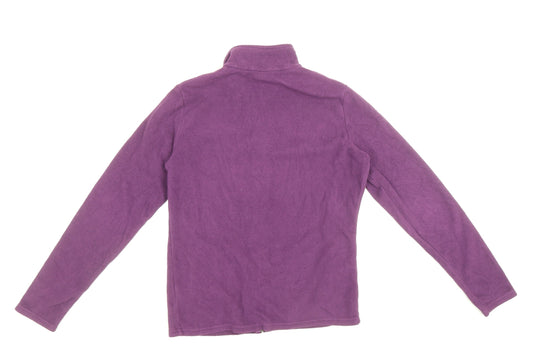 Marks and Spencer Womens Purple Jacket Size 8 Zip