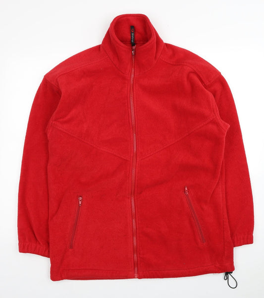 Jack Murphy Womens Red Jacket Size L Zip