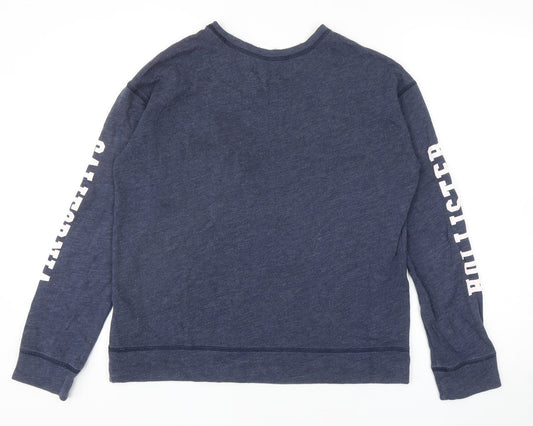 Hollister Womens Blue Cotton Pullover Sweatshirt Size M Pullover - LA