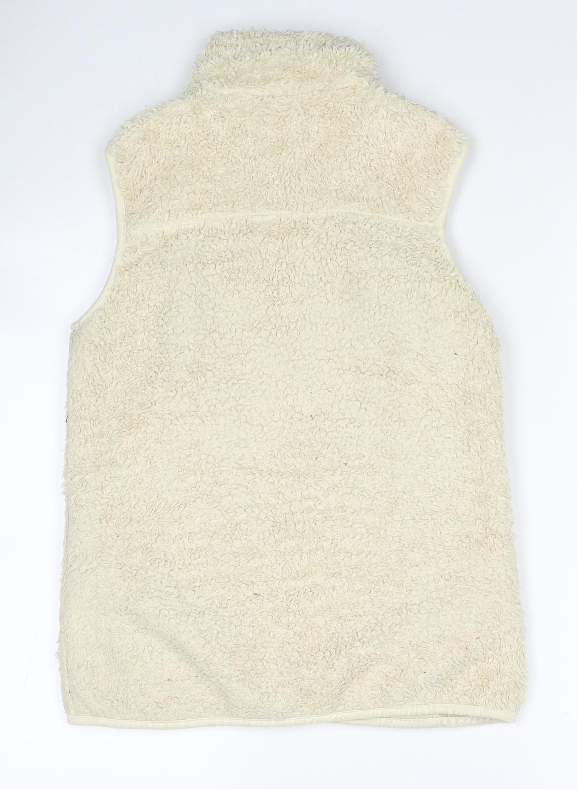 Mountain Life Womens Beige Gilet Waistcoat Size 10 Zip