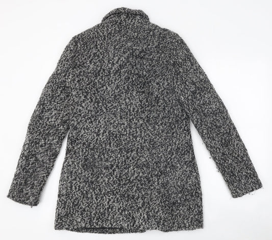 H&M Womens Grey Jacket Size 8 Zip