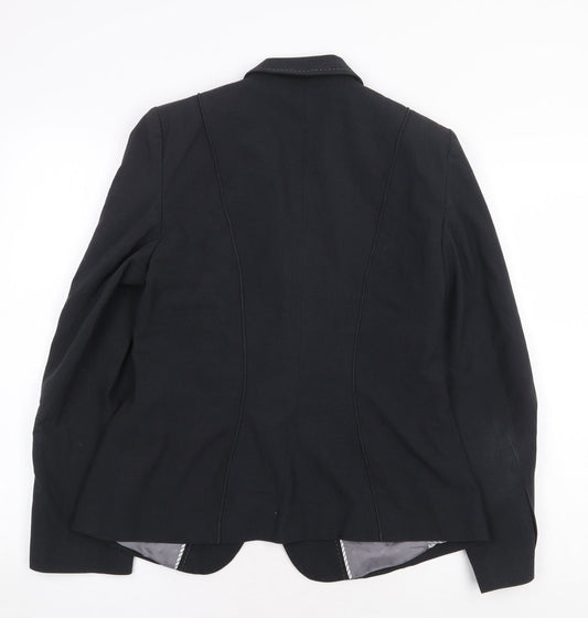 Marks and Spencer Womens Grey Jacket Size 14 Button