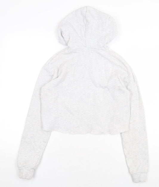 Topshop Womens Grey Polyester Pullover Hoodie Size 4 Pullover - Philadelphia Panthers
