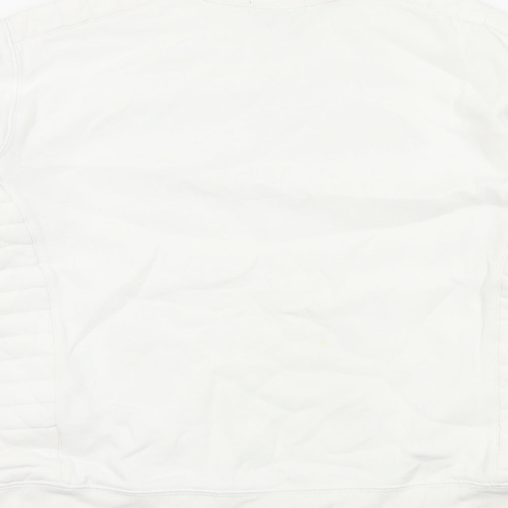 Polo Ralph Lauren Womens White Cotton Pullover Sweatshirt Size L Pullover - Suisse