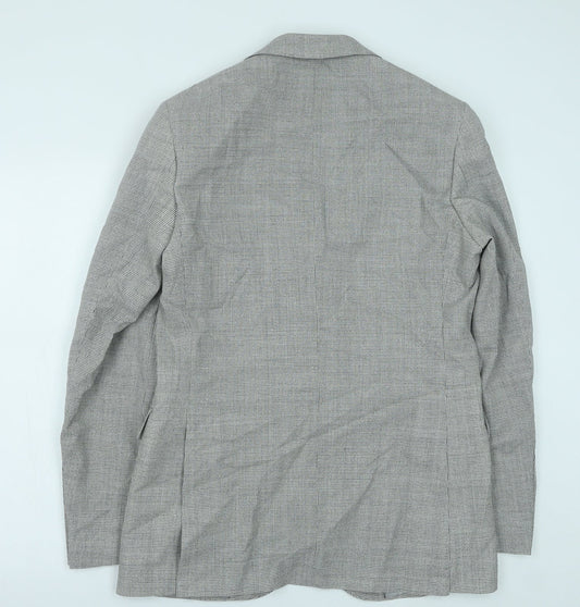 Marks and Spencer Mens Grey Polyester Jacket Blazer Size 36