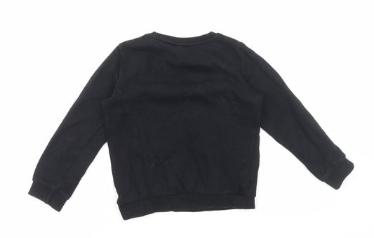 Max Boys Black Cotton Pullover Sweatshirt Size 7-8 Years Pullover - Speed Racing
