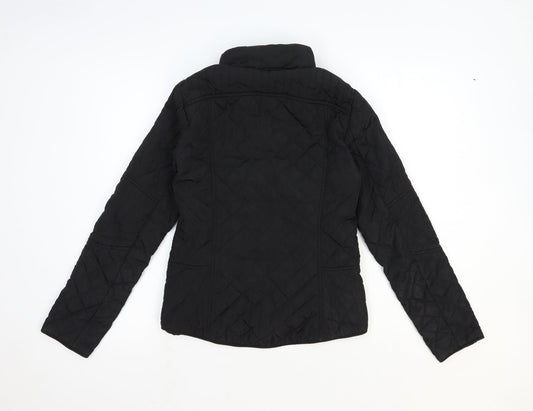 Stradivarius Womens Black Jacket Size S Zip