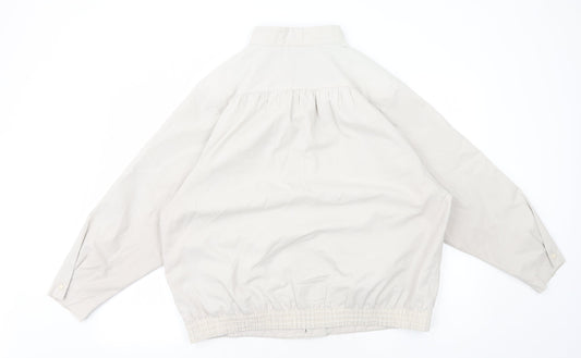 St Michaels Womens Ivory Jacket Size 16 Snap