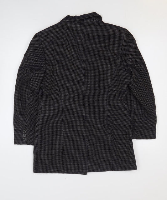 Oui Set Womens Blue Wool Jacket Suit Jacket Size 12