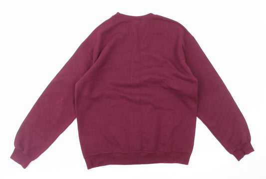Missguided Womens Purple Cotton Pullover Sweatshirt Size M Pullover - New York Academy