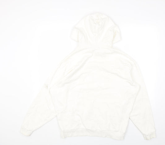 ASOS Womens White Cotton Pullover Hoodie Size XS Pullover - Heroes