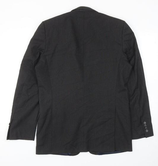 Marks and Spencer Mens Grey Viscose Jacket Blazer Size 40