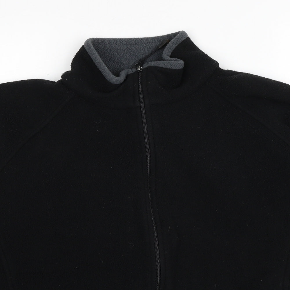 Mountain Life Womens Black Jacket Size 14 Zip