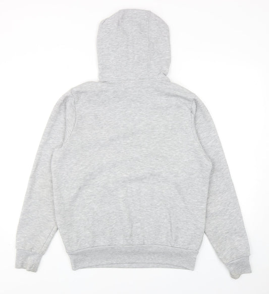 Slazenger Mens Grey Polyester Pullover Hoodie Size XS
