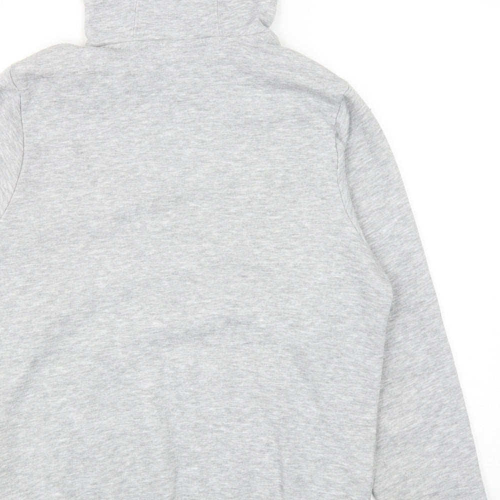 Slazenger Mens Grey Polyester Pullover Hoodie Size XS
