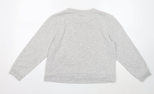Debenhams Womens Grey Cotton Pullover Sweatshirt Size 14 Pullover - Cuddle me