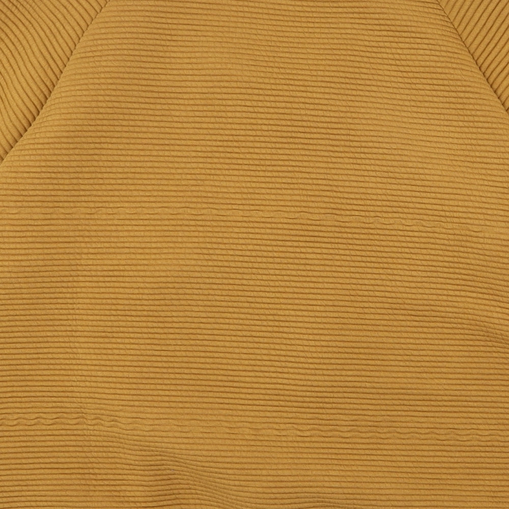 Mandi Womens Yellow Jacket Poncho Size 10 Zip