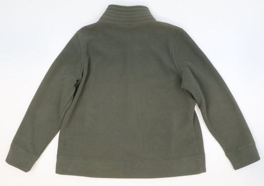BM Mens Green Jacket Size M Zip