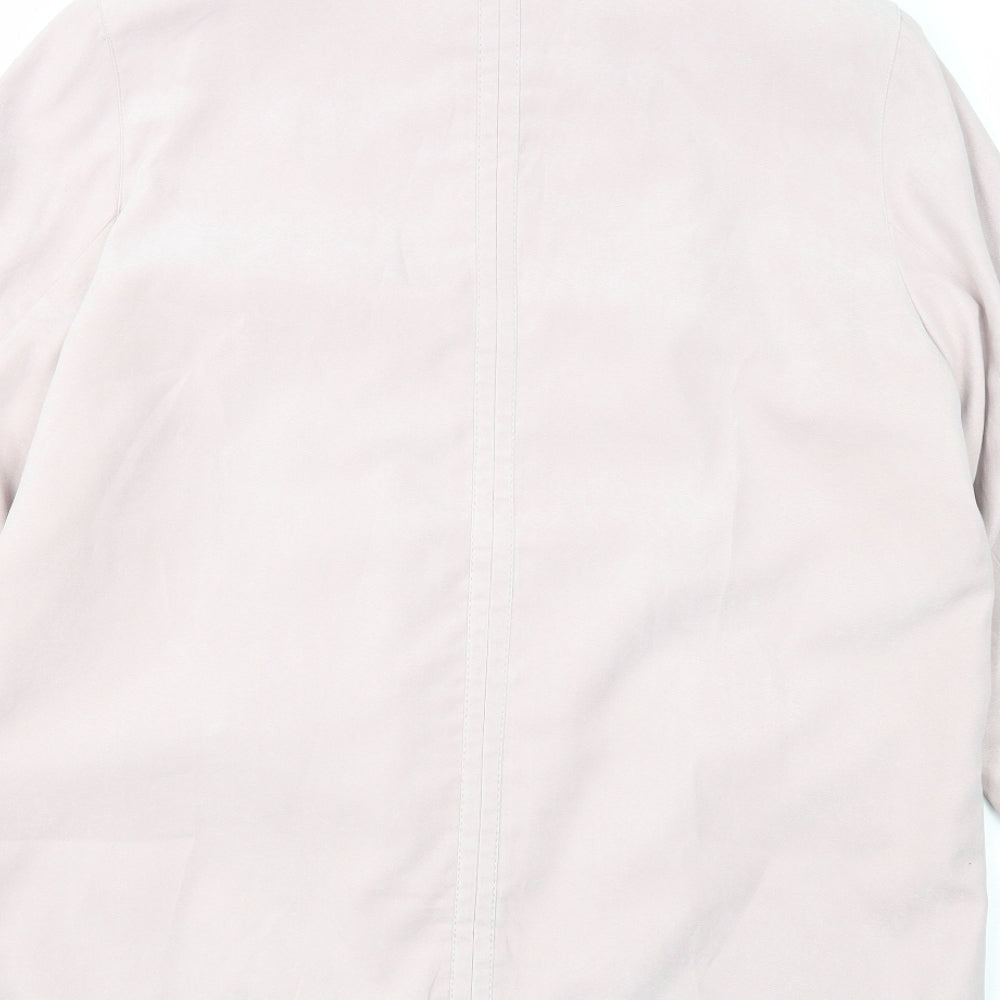 Preworn Womens Pink Jacket Size 14 Zip