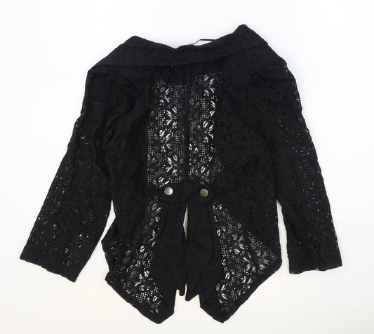 Megcie Womens Black Jacket Size S