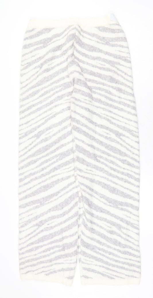 Loungeable Womens Multicoloured Animal Print Acrylic Sweatpants Trousers Size M Regular