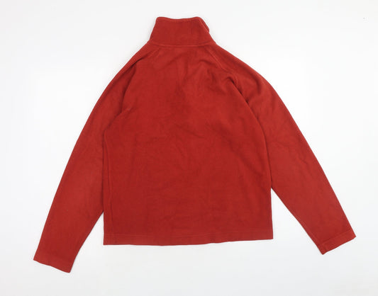 Hawkshead Mens Red Polyester Pullover Sweatshirt Size S