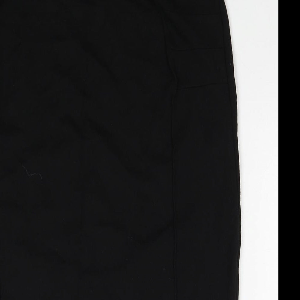 Mama-licious Womens Black Viscose Straight & Pencil Skirt Size M