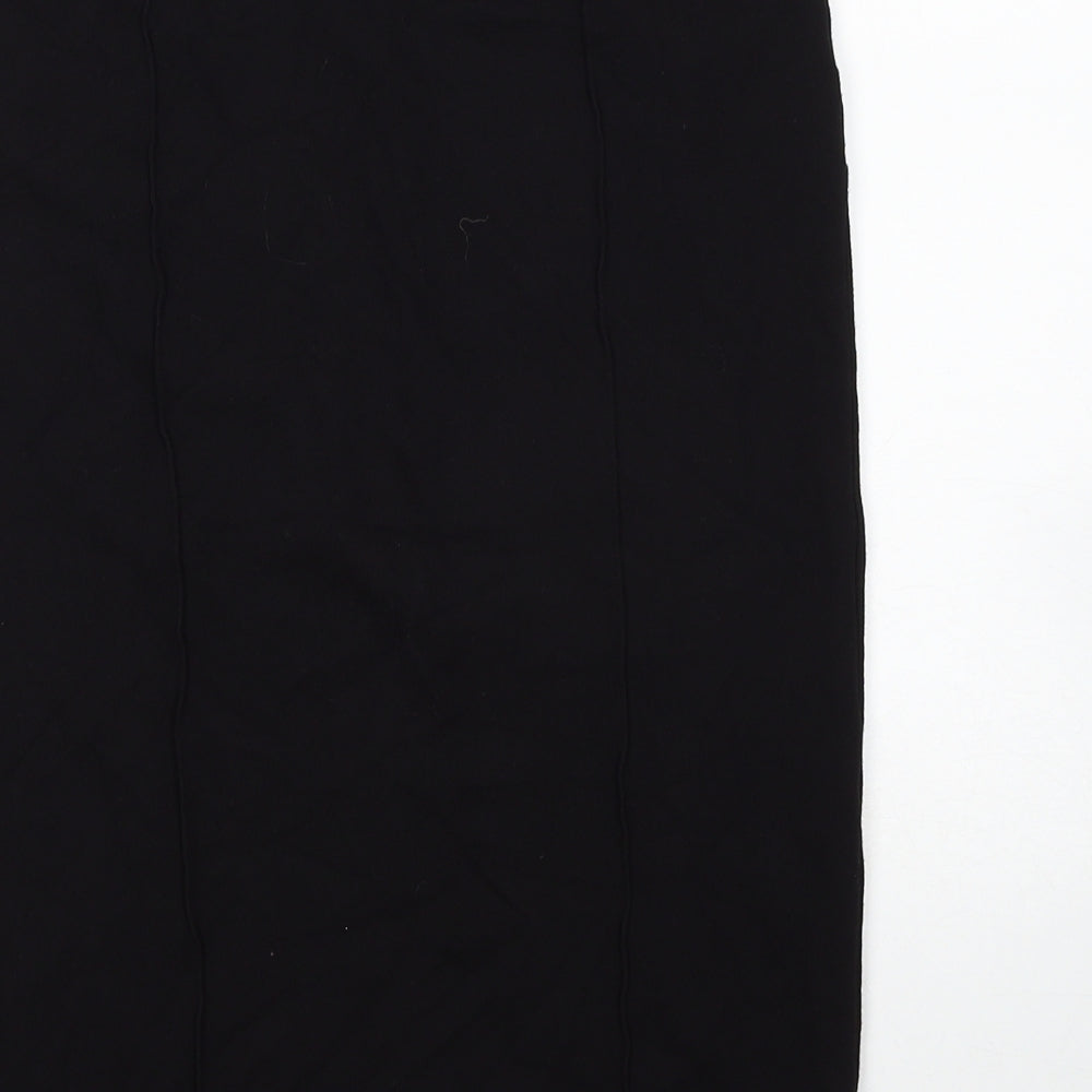 Mama-licious Womens Black Viscose Straight & Pencil Skirt Size M