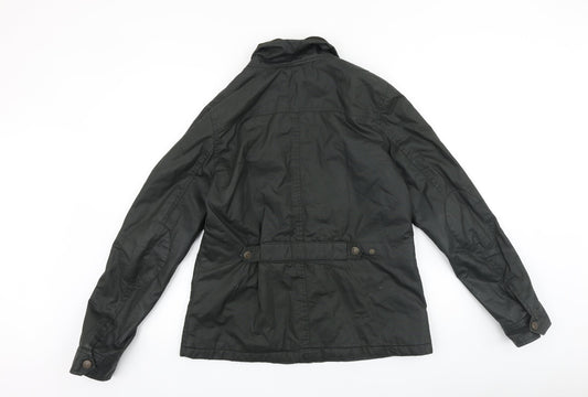 H&M Womens Green Jacket Size 8 Zip