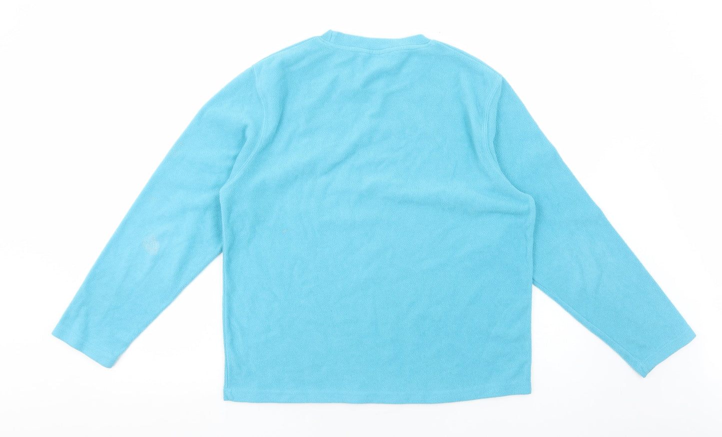 Hi Gear Womens Blue Round Neck Polyester Pullover Jumper Size 14