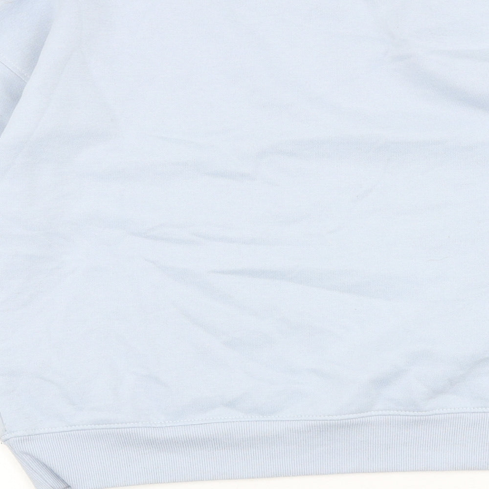 Disney Womens Blue Cotton Pullover Sweatshirt Size 2XS Pullover - Stitch Christmas