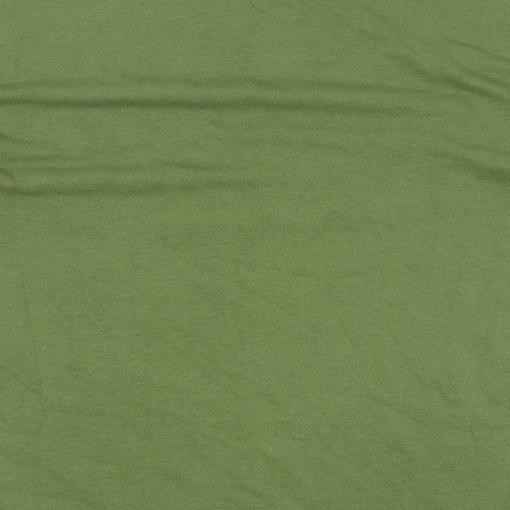 Marks and Spencer Womens Green Cotton Pullover Sweatshirt Size 8 Pullover