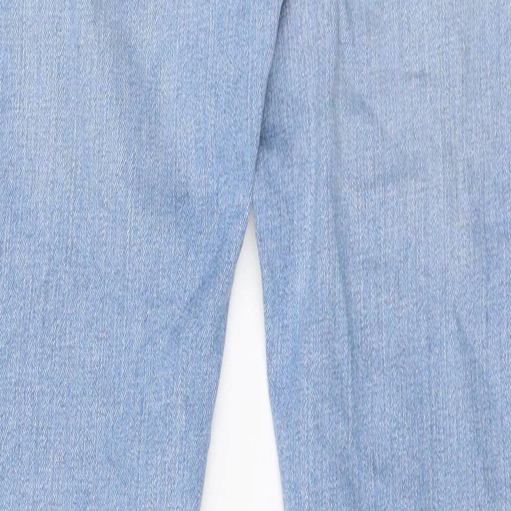 Hollister Mens Blue Cotton Skinny Jeans Size 29 in Extra-Slim Zip