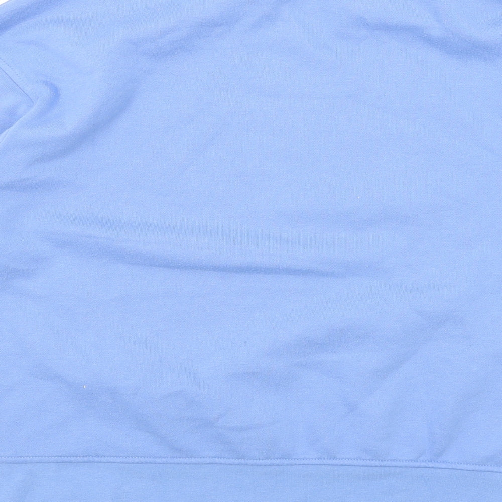 Disney Womens Blue Cotton Pullover Sweatshirt Size XS Pullover - Stitch