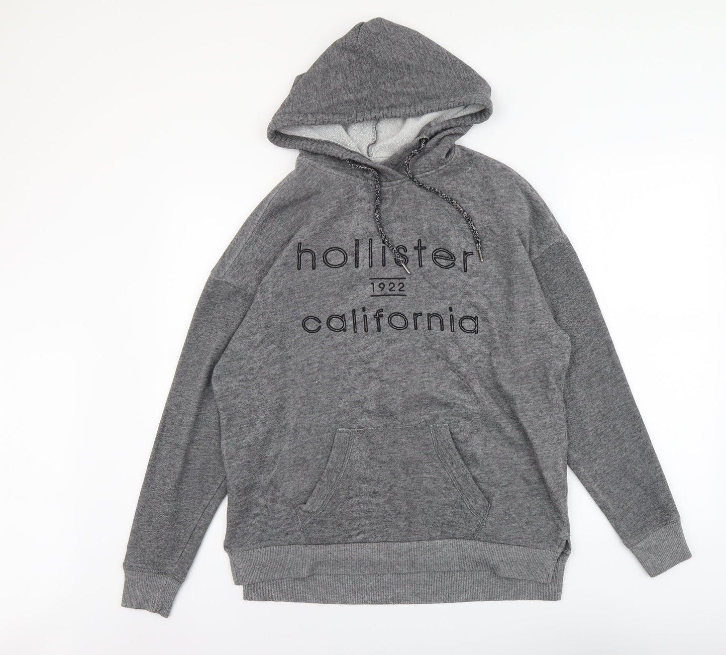 Hollister Mens Grey Cotton Pullover Hoodie Size XS